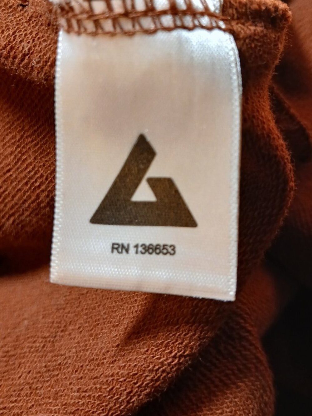 AMERICAN GIANT Cinnamon Brown Tunic Hoodie Sweatshirt - EUC - Picture 10 of 12
